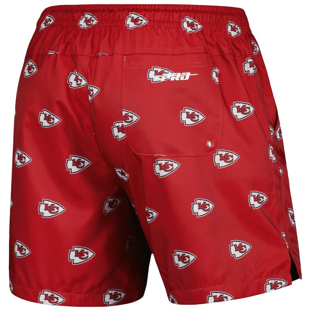 Kansas City Chiefs Pro Standard Allover Print Mini Logo Shorts Red | NFL