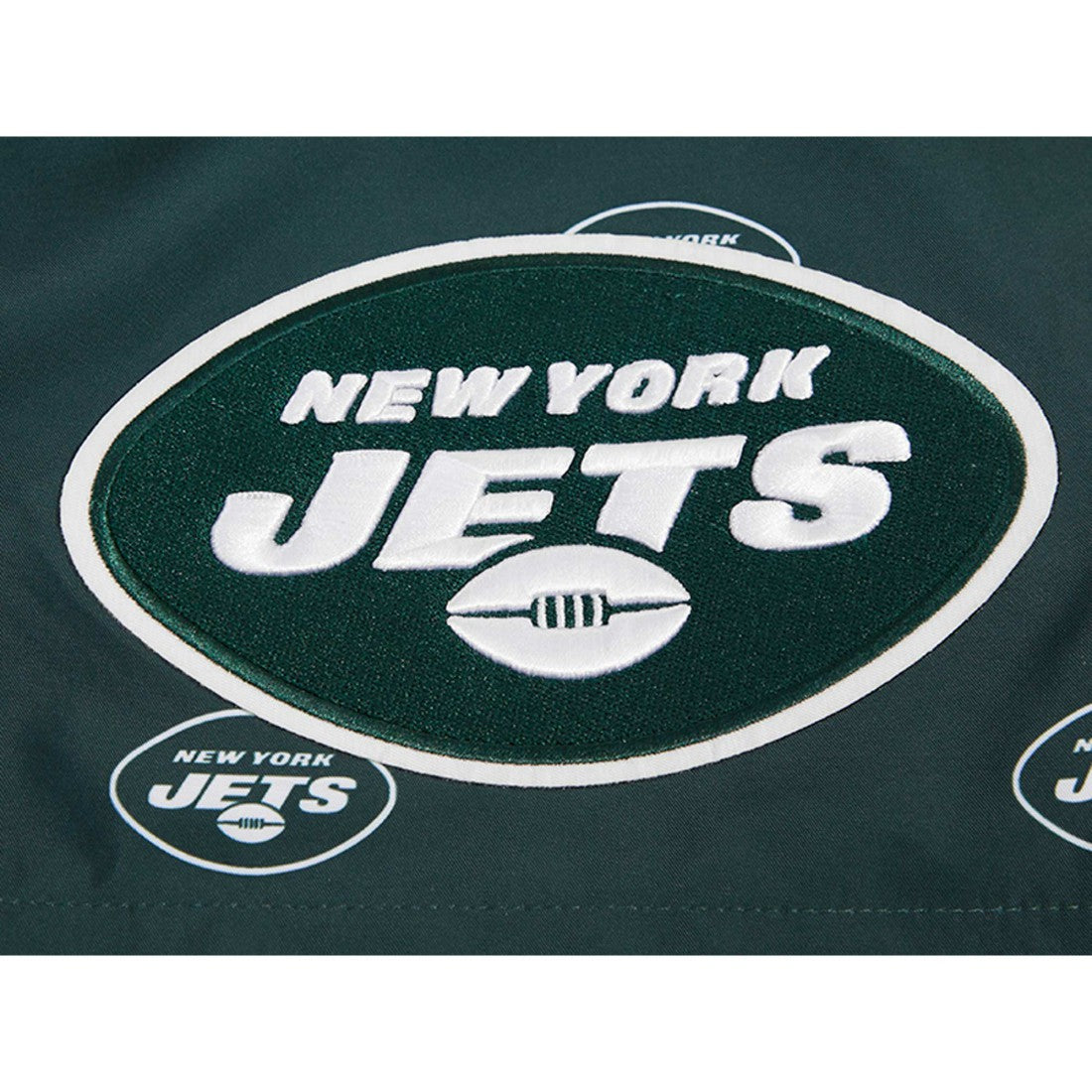 New York Jets Pro Standard Allover Print Mini Logo Shorts Green | NFL