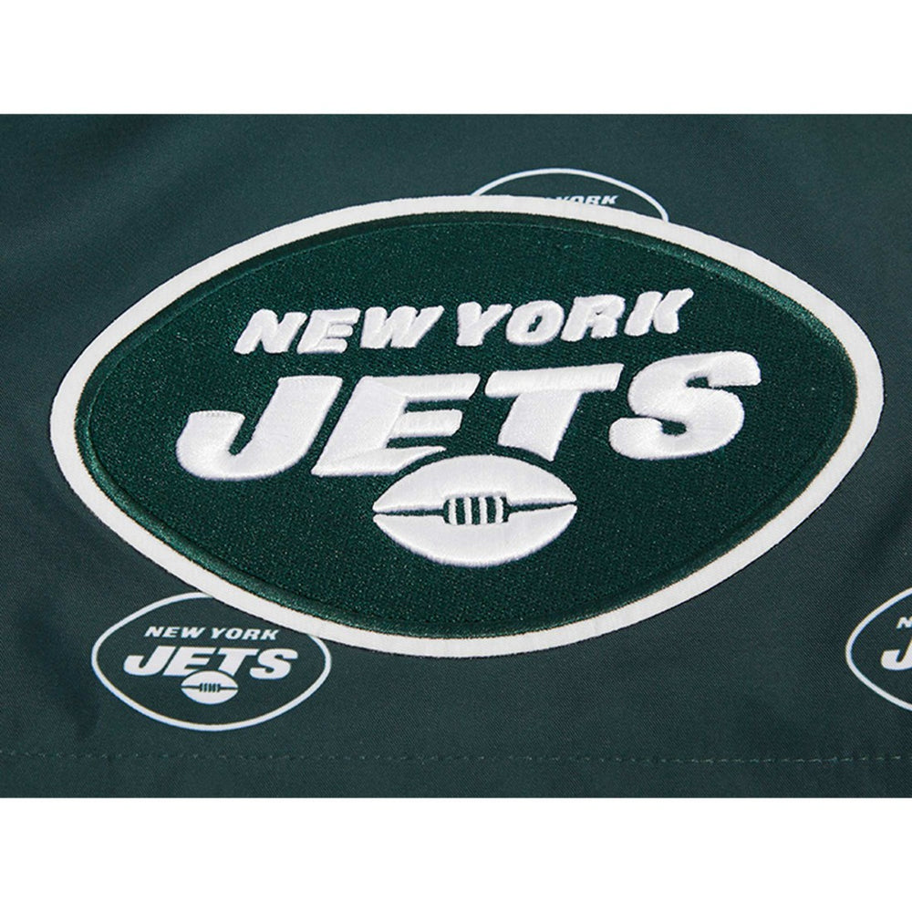 New York Jets Pro Standard Allover Print Mini Logo Shorts Green | NFL