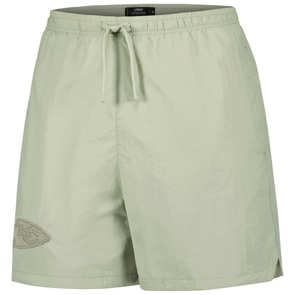 Kansas City Chiefs Pro Standard Neutrals 2.0 Woven Shorts Light Green | NFL