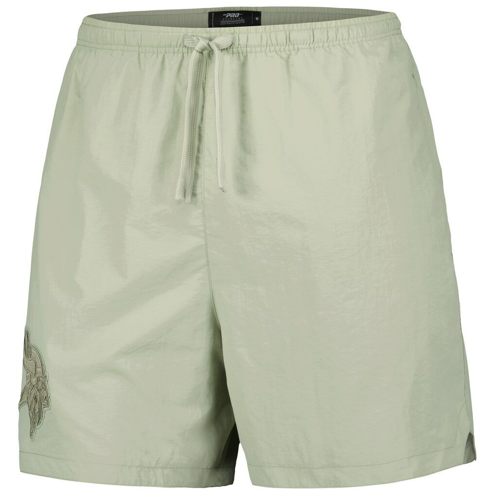 Minnesota Vikings Pro Standard Neutrals 2.0 Woven Shorts Light Green | NFL