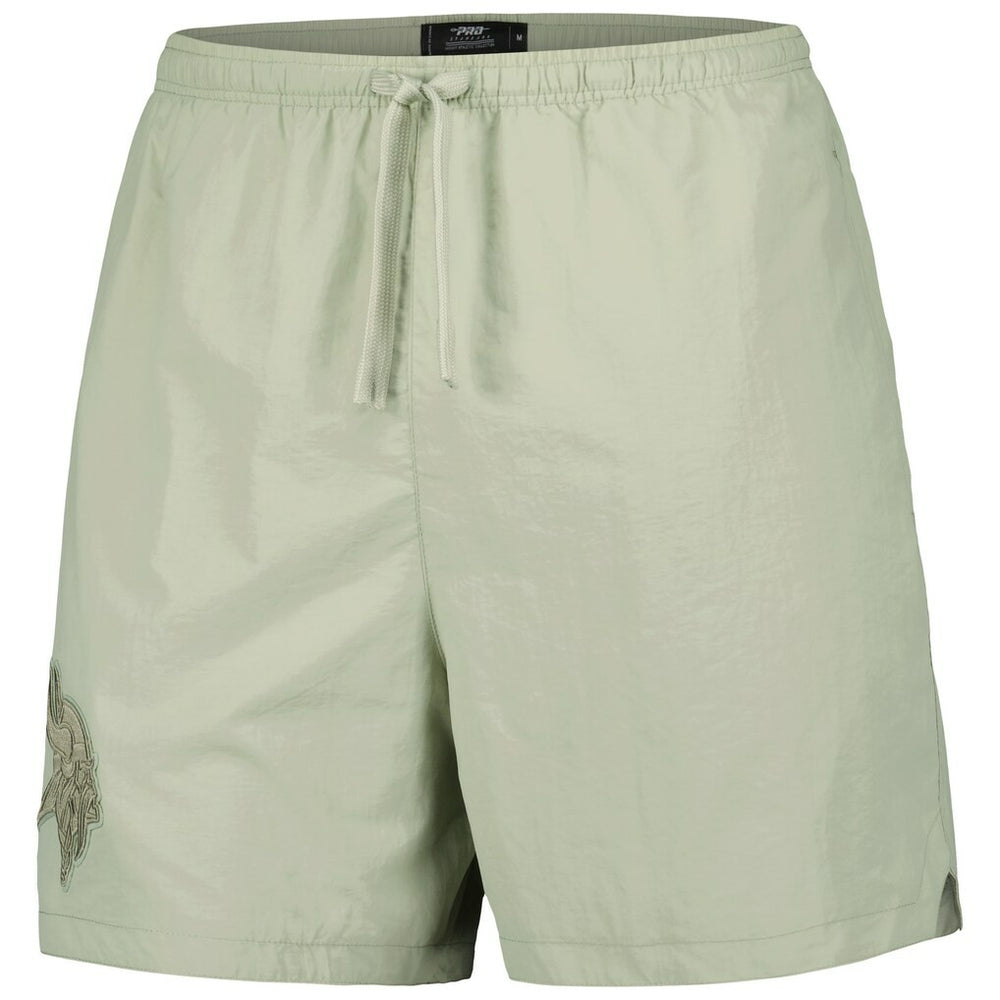 Minnesota Vikings Pro Standard Neutrals 2.0 Woven Shorts Light Green | NFL