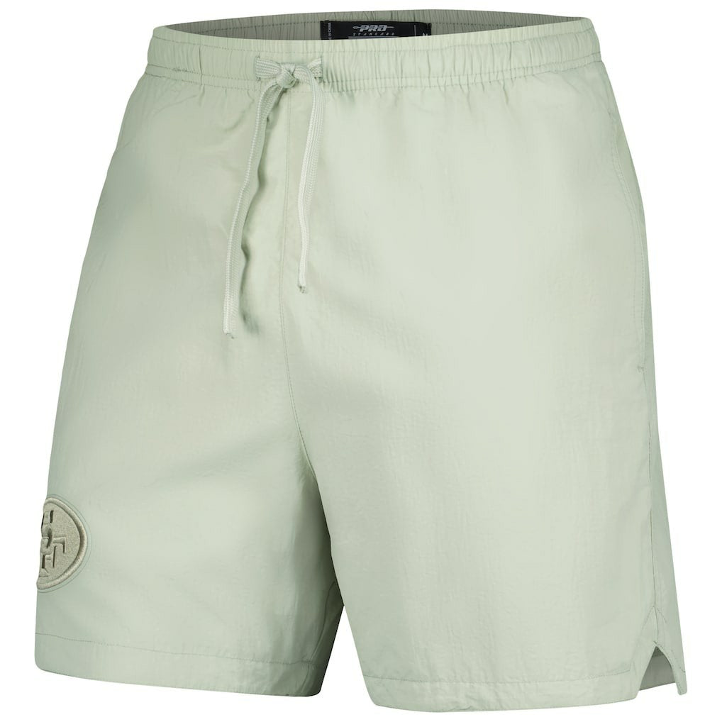 San Francisco 49ers Pro Standard Neutrals 2.0 Woven Shorts Light Green | NFL