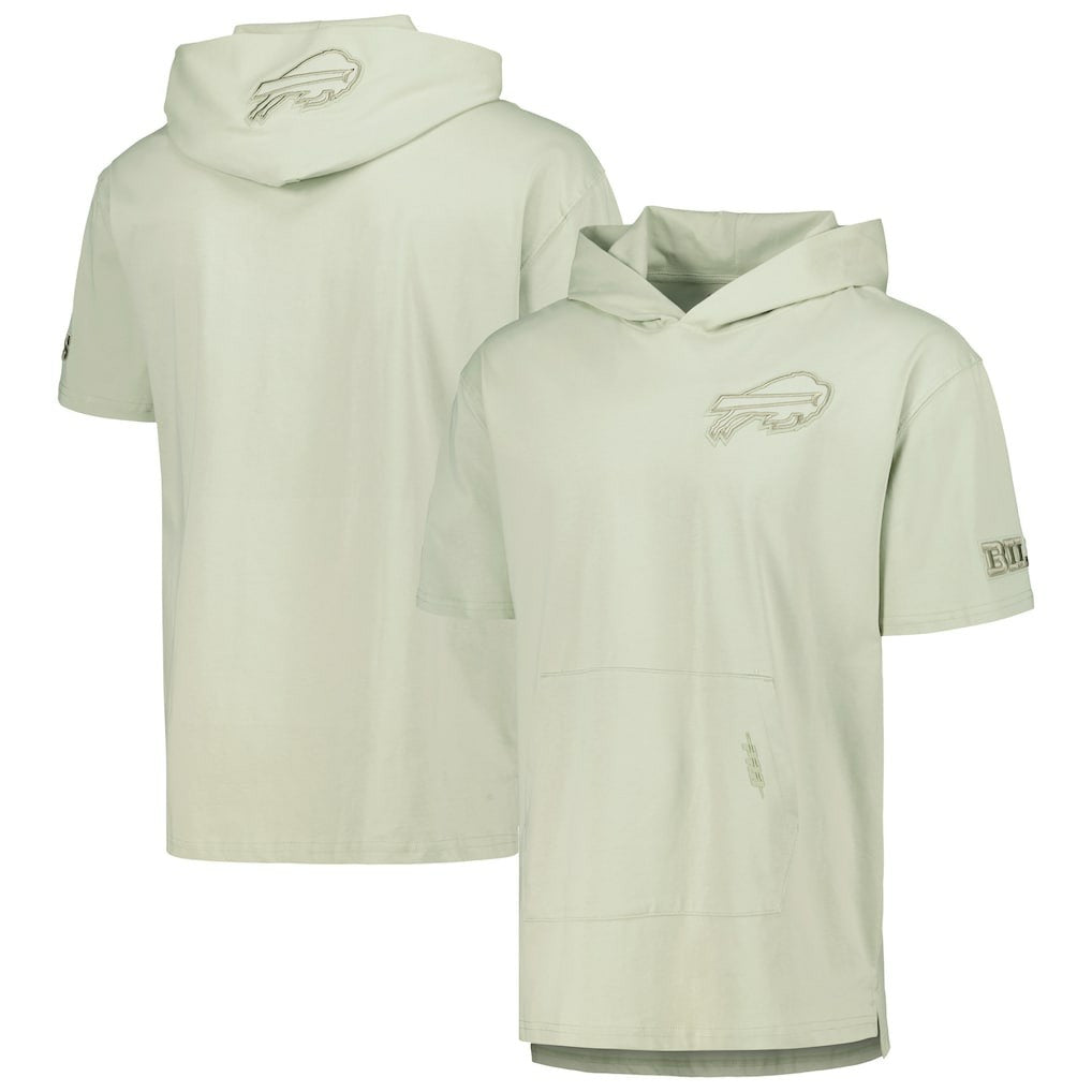 Buffalo Bills Pro Standard Neutrals Short Sleeve Pullover Hoodie Light Green | NFL