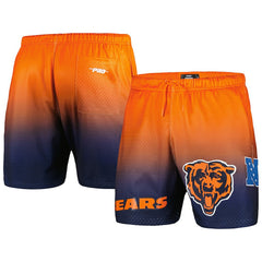 Chicago Bears Pro Standard Ombre Mesh Shorts Navy/Orange | NFL