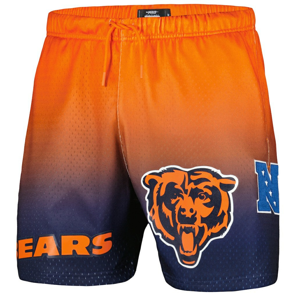 Chicago Bears Pro Standard Ombre Mesh Shorts Navy/Orange | NFL