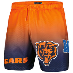 Chicago Bears Pro Standard Ombre Mesh Shorts Navy/Orange | NFL