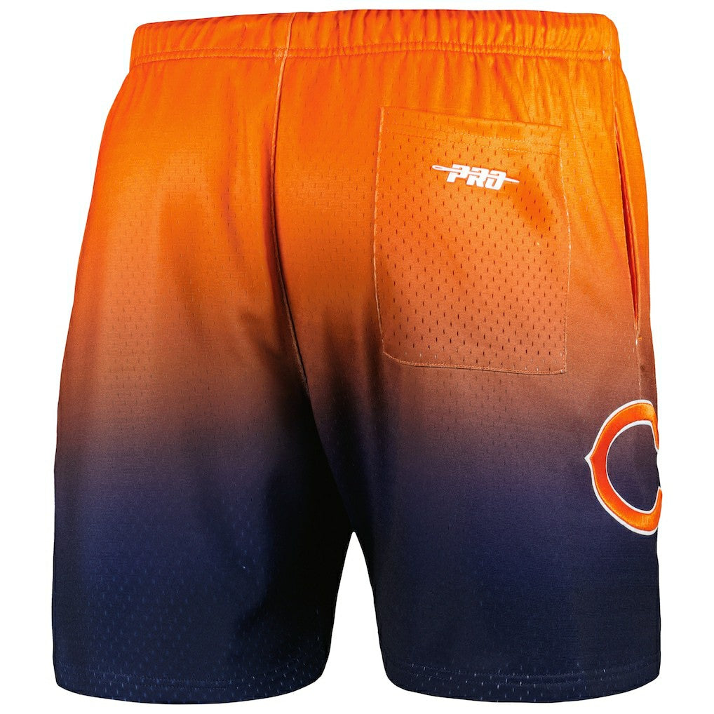 Chicago Bears Pro Standard Ombre Mesh Shorts Navy/Orange | NFL