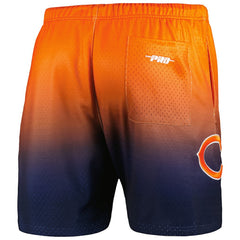 Chicago Bears Pro Standard Ombre Mesh Shorts Navy/Orange | NFL