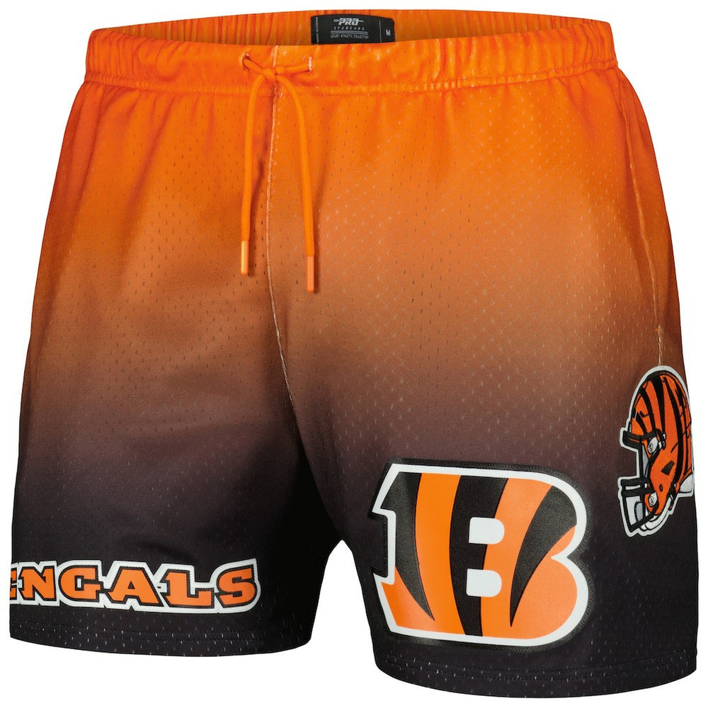 Cincinnati Bengals Pro Standard Ombre Mesh Shorts Black/Orange | NFL