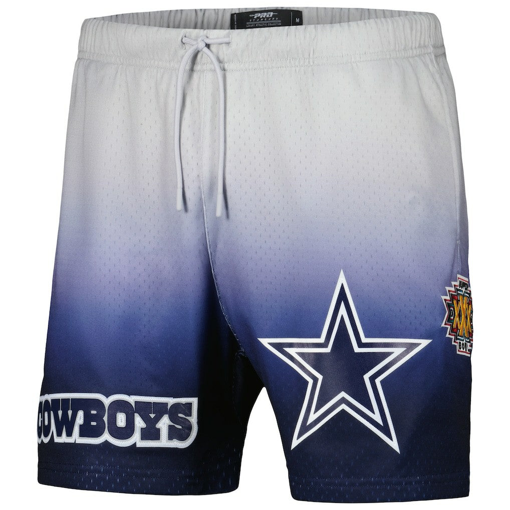 Dallas Cowboys Pro Standard Ombre Mesh Shorts Navy/Silver | NFL