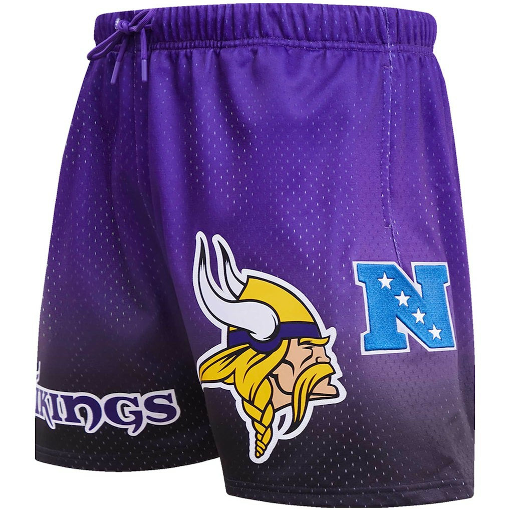 Minnesota Vikings Pro Standard Ombre Mesh Shorts Black/Purple | NFL
