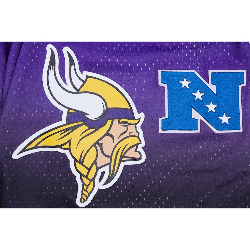 Minnesota Vikings Pro Standard Ombre Mesh Shorts Black/Purple | NFL