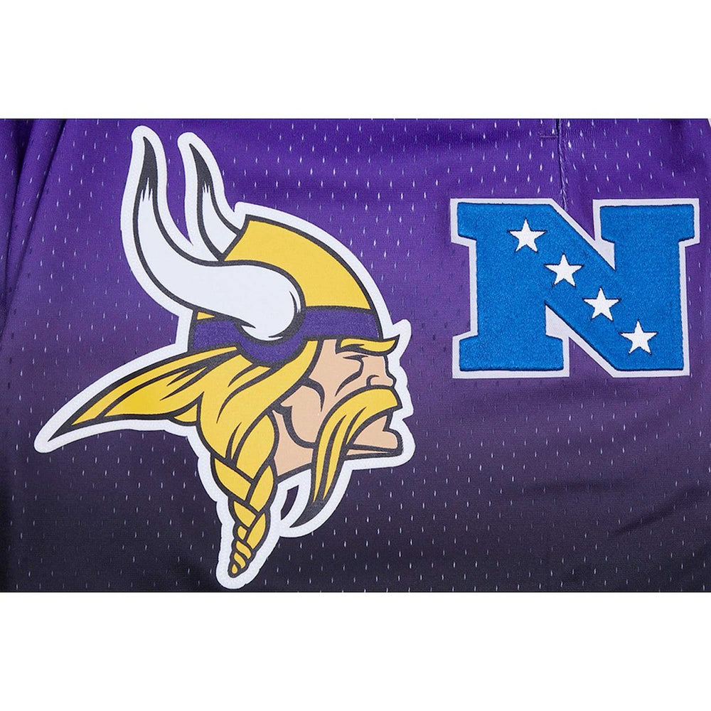 Minnesota Vikings Pro Standard Ombre Mesh Shorts Black/Purple | NFL