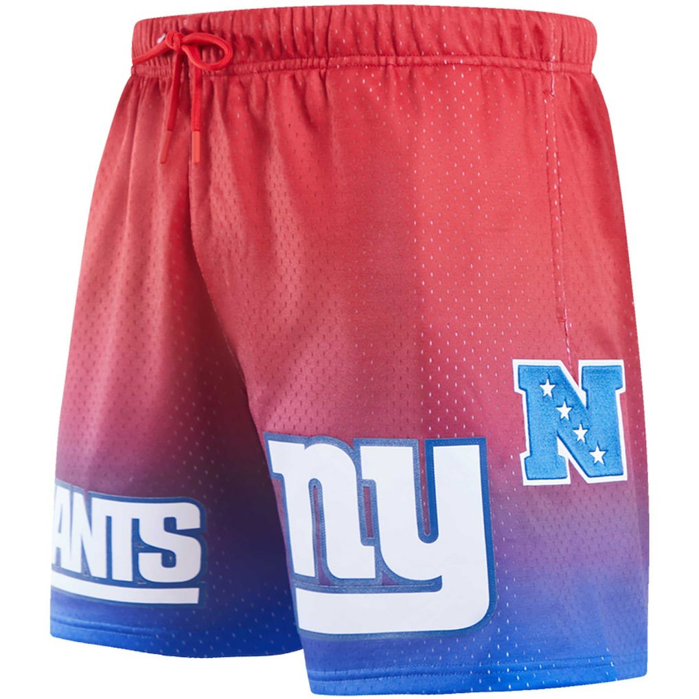 New York Giants Pro Standard Ombre Mesh Shorts Royal/Red | NFL
