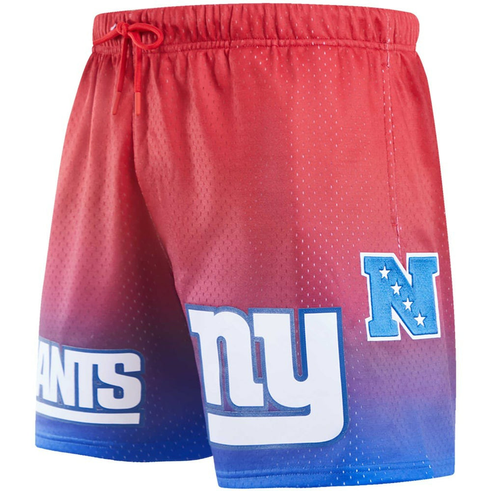 New York Giants Pro Standard Ombre Mesh Shorts Royal/Red | NFL
