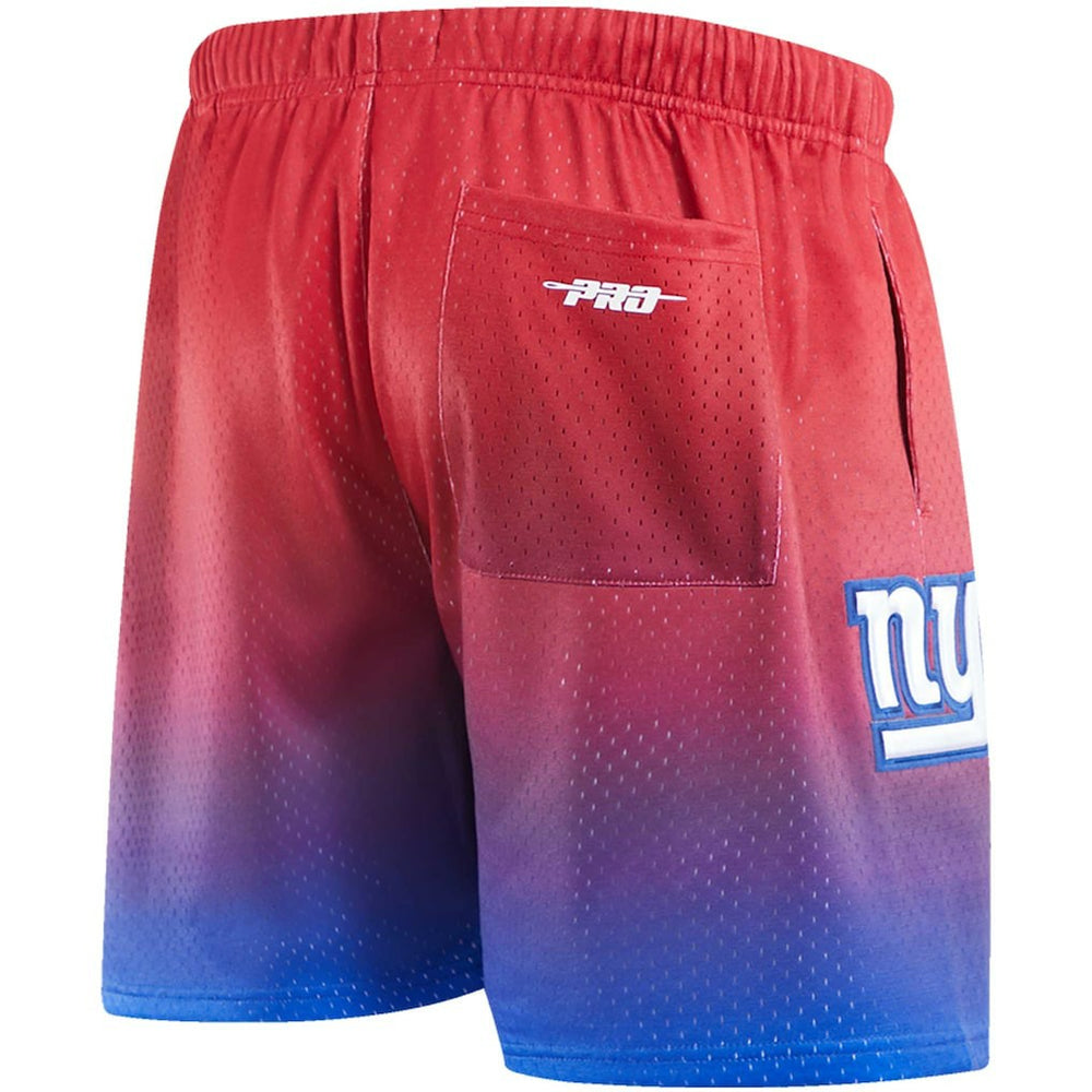 New York Giants Pro Standard Ombre Mesh Shorts Royal/Red | NFL