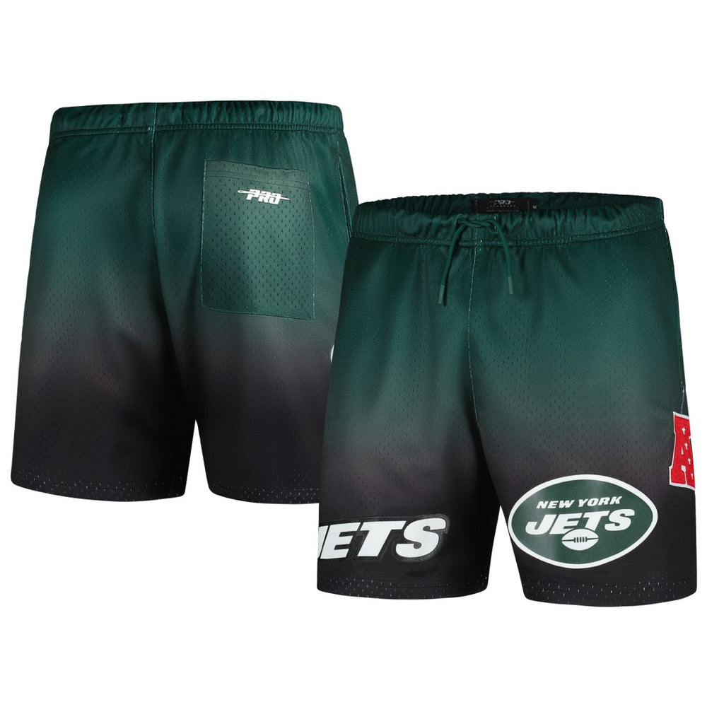 New York Jets Pro Standard Ombre Mesh Shorts Black/Green | NFL