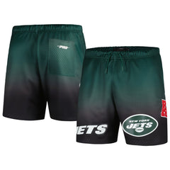 New York Jets Pro Standard Ombre Mesh Shorts Black/Green | NFL