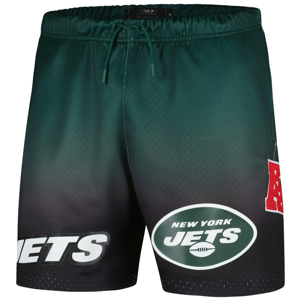 New York Jets Pro Standard Ombre Mesh Shorts Black/Green | NFL