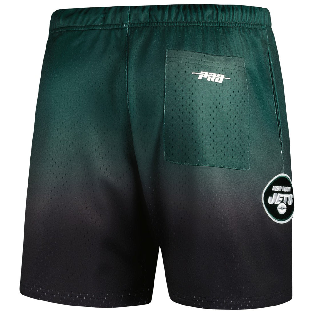 New York Jets Pro Standard Ombre Mesh Shorts Black/Green | NFL