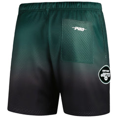 New York Jets Pro Standard Ombre Mesh Shorts Black/Green | NFL