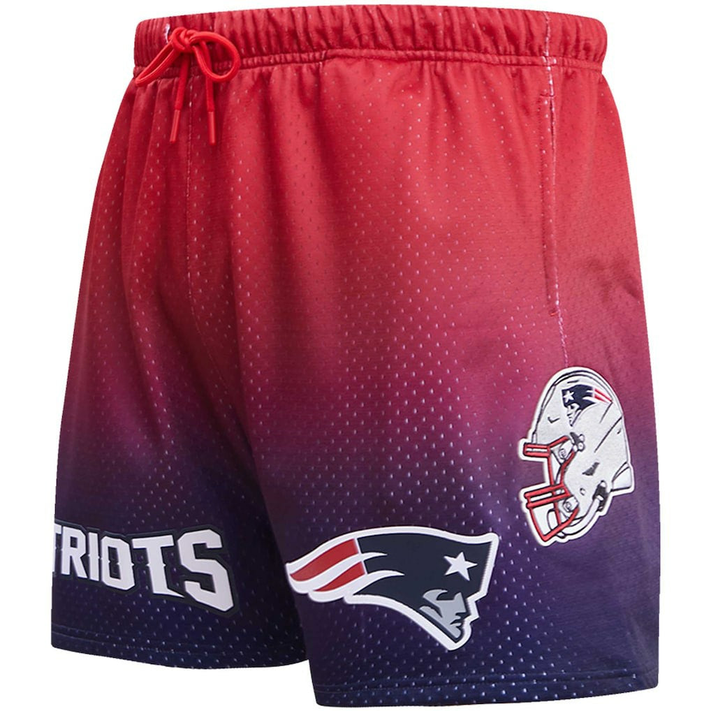 New England Patriots Pro Standard Ombre Mesh Shorts Navy/Red | NFL