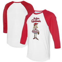 St. Louis Cardinals Tiny Turnip Women's Babes 3/4-Sleeve Raglan T-Shirt - MLB