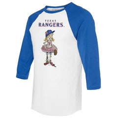 Texas Rangers Tiny Turnip Women's Babes 3/4-Sleeve Raglan T-Shirt - MLB