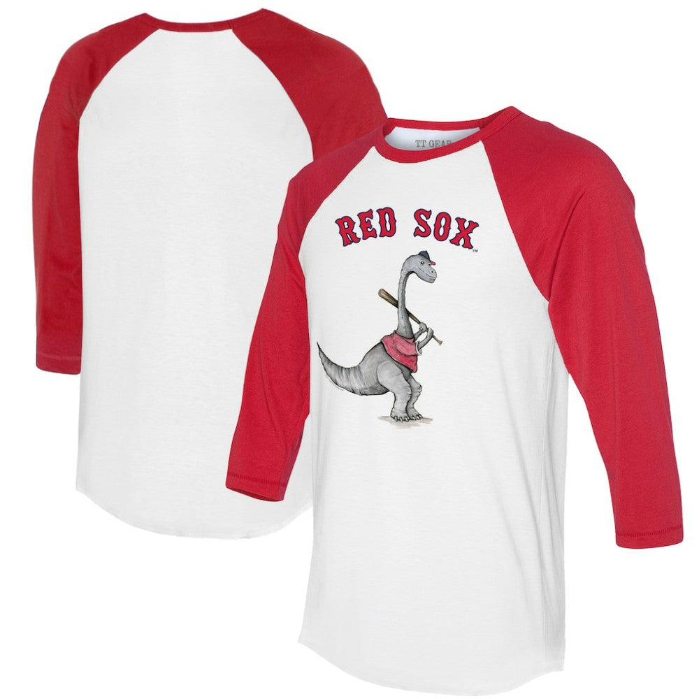 Boston Red Sox Tiny Turnip Women's Bronto 3/4-Sleeve Raglan T-Shirt - MLB