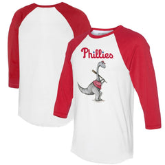 Philadelphia Phillies Tiny Turnip Women's Bronto 3/4-Sleeve Raglan T-Shirt - MLB