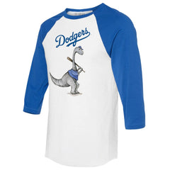 Los Angeles Dodgers Tiny Turnip Women's Bronto 3/4-Sleeve Raglan T-Shirt - MLB