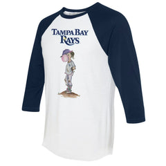 Tampa Bay Rays Tiny Turnip Women's Bubbles 3/4-Sleeve Raglan T-Shirt - MLB