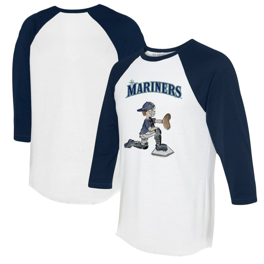 Seattle Mariners Tiny Turnip Women's Caleb 3/4-Sleeve Raglan T-Shirt - MLB