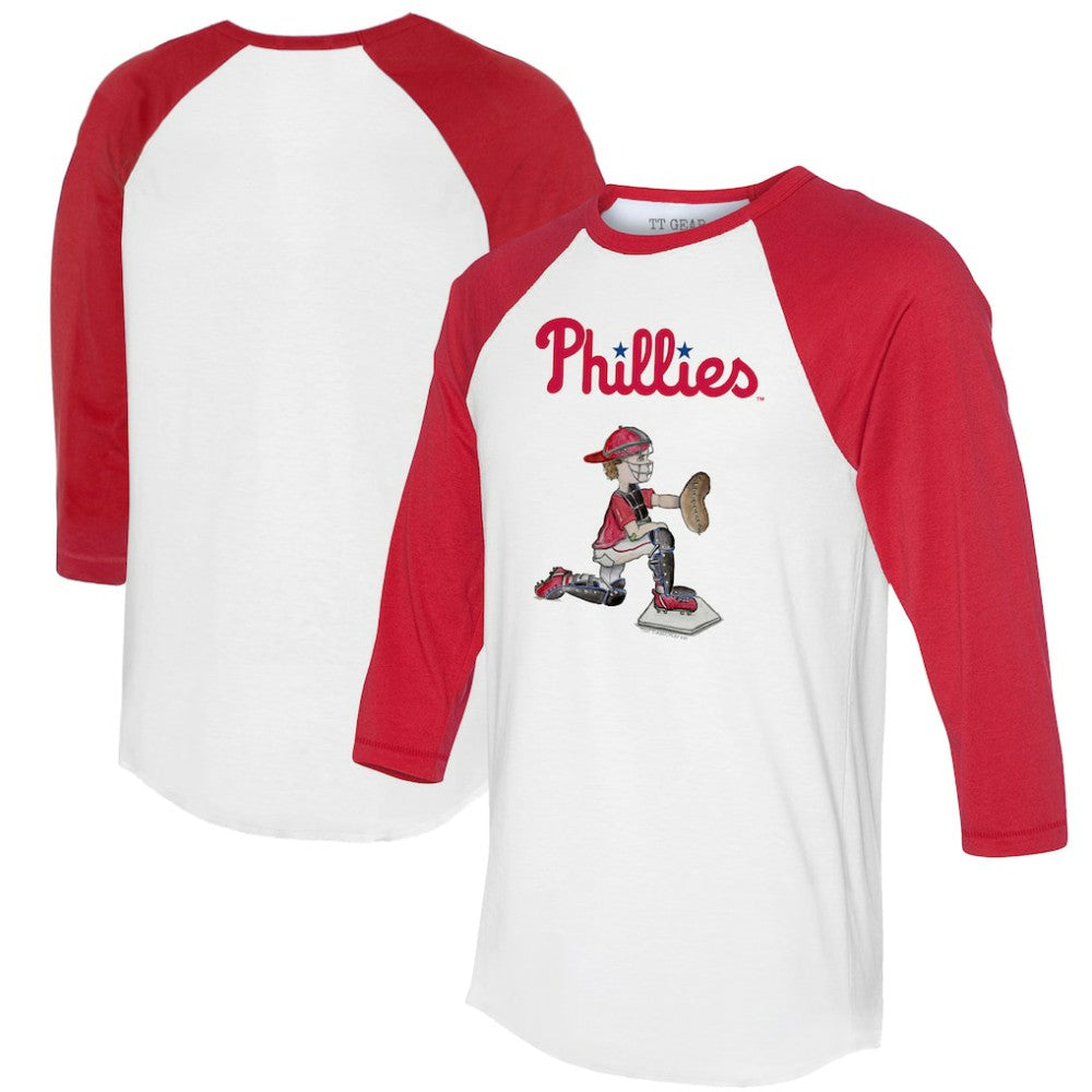 Philadelphia Phillies Tiny Turnip Women's Caleb 3/4-Sleeve Raglan T-Shirt - MLB