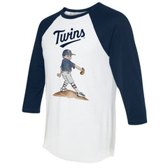 Minnesota Twins Tiny Turnip Women's Clemente 3/4-Sleeve Raglan T-Shirt - MLB