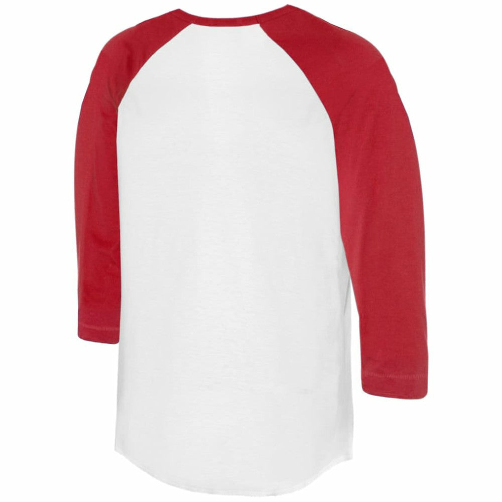 Philadelphia Phillies Tiny Turnip Women's Heart Bat 3/4-Sleeve Raglan T-Shirt - MLB