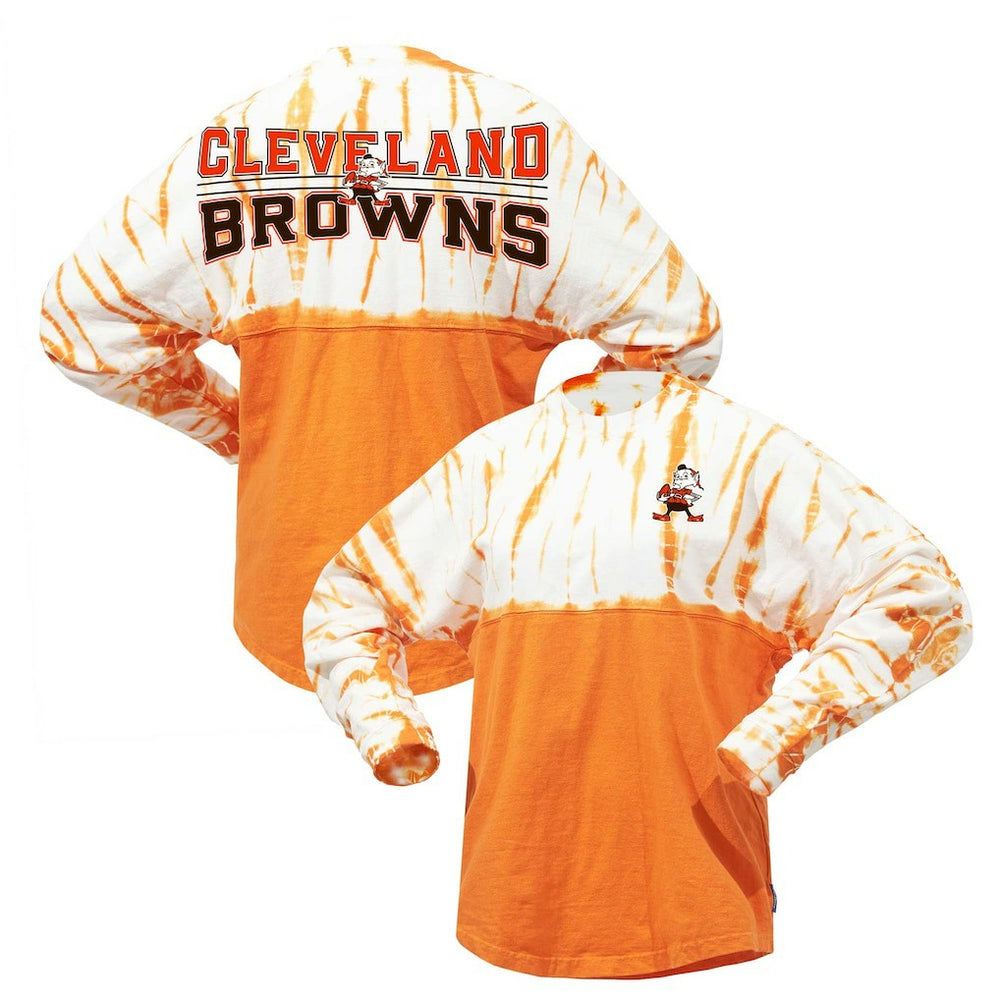 Cleveland Browns Women's Vintage Bamboo Spirit Jersey Long Sleeve T-Shirt Orange | Fanatics