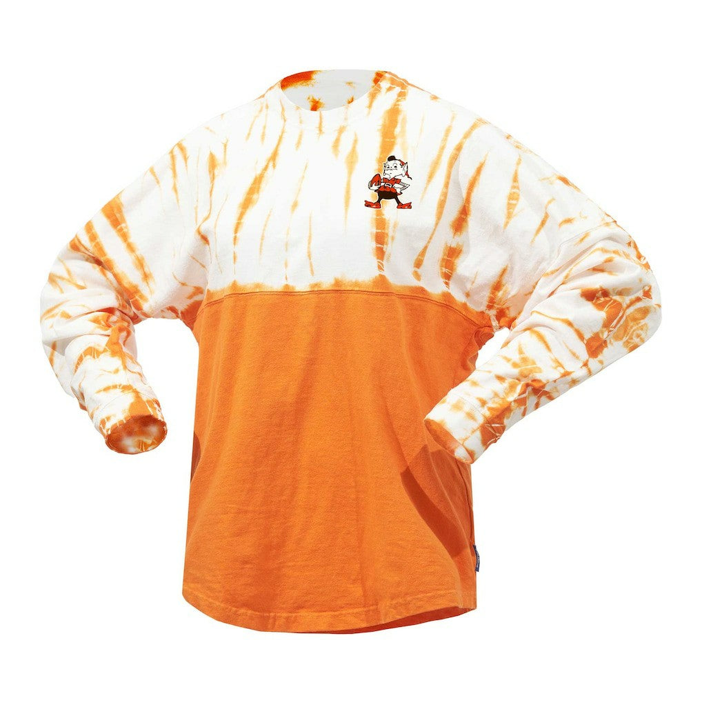 Cleveland Browns Women's Vintage Bamboo Spirit Jersey Long Sleeve T-Shirt Orange | Fanatics