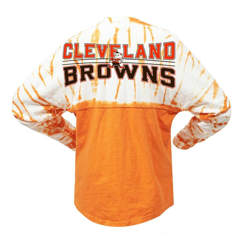 Cleveland Browns Women's Vintage Bamboo Spirit Jersey Long Sleeve T-Shirt Orange | Fanatics