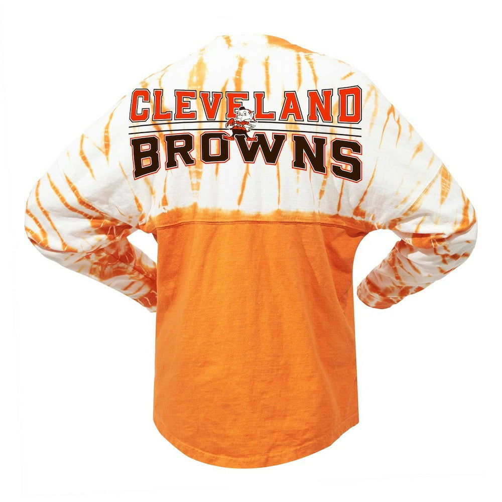 Cleveland Browns Women's Vintage Bamboo Spirit Jersey Long Sleeve T-Shirt Orange | Fanatics