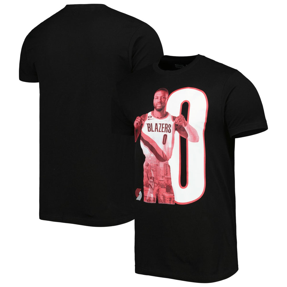 Damian Lillard Portland Trail Blazers Stadium Essentials Player Metro T-Shirt Black - NBA
