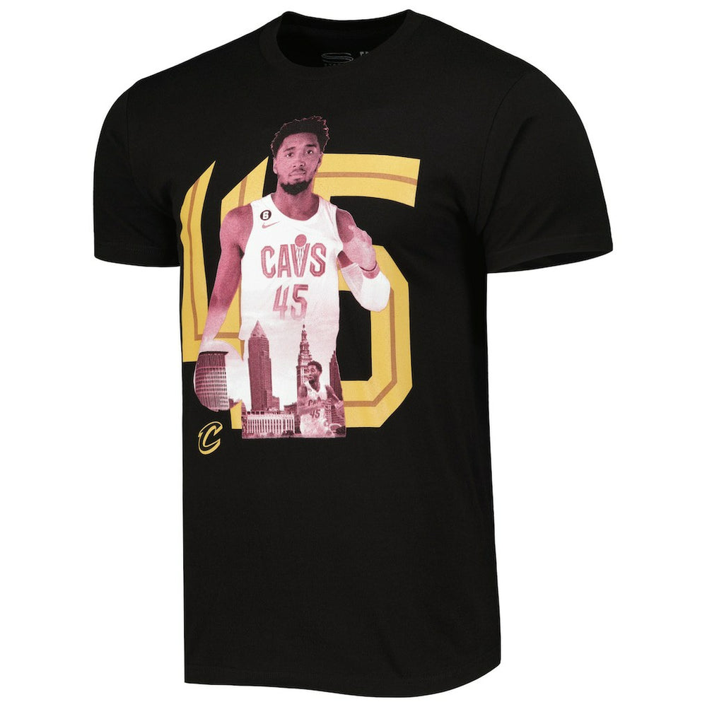 Donovan Mitchell Cleveland Cavaliers Stadium Essentials Player Metro T-Shirt Black - NBA