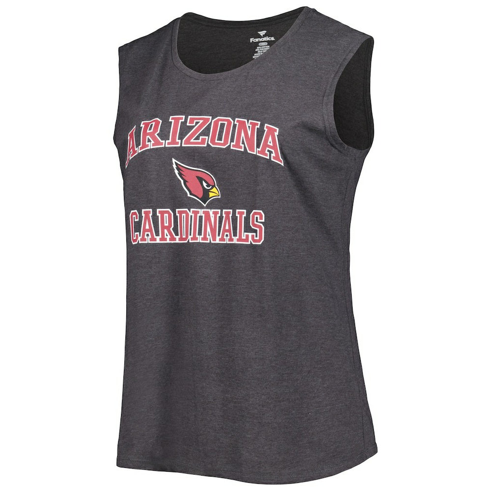 Arizona Cardinals Women's Plus Size Tank Top Heather Charcoal | Fanatics