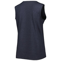New England Patriots Women's Plus Size Tank Top Heather Navy | Fanatics