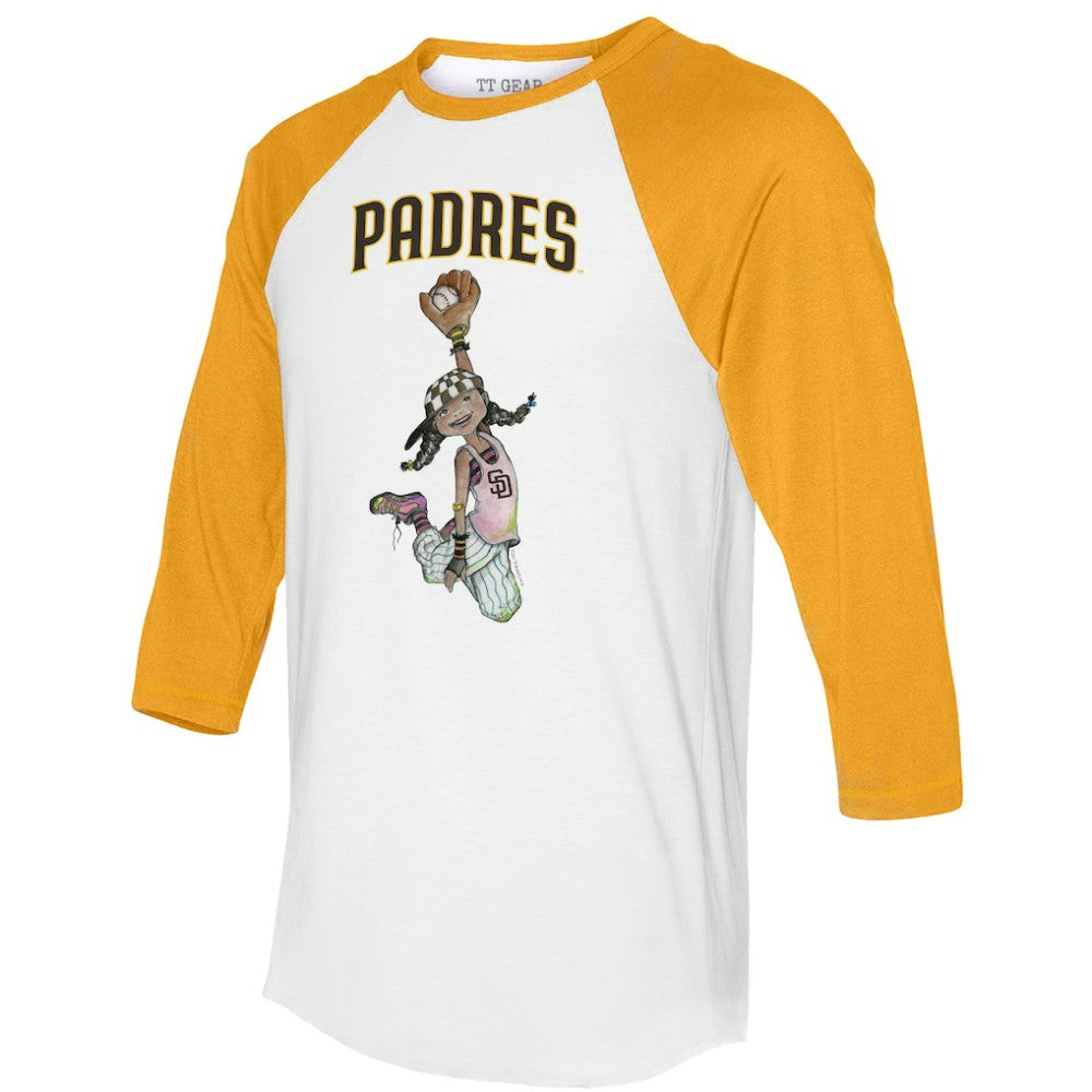 San Diego Padres Tiny Turnip Women's Jada 3/4-Sleeve Raglan T-Shirt - MLB