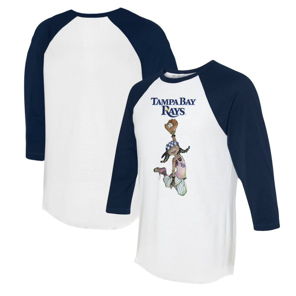 Tampa Bay Rays Tiny Turnip Women's Jada 3/4-Sleeve Raglan T-Shirt - MLB