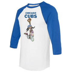 Chicago Cubs Tiny Turnip Women's Jada 3/4-Sleeve Raglan T-Shirt - MLB