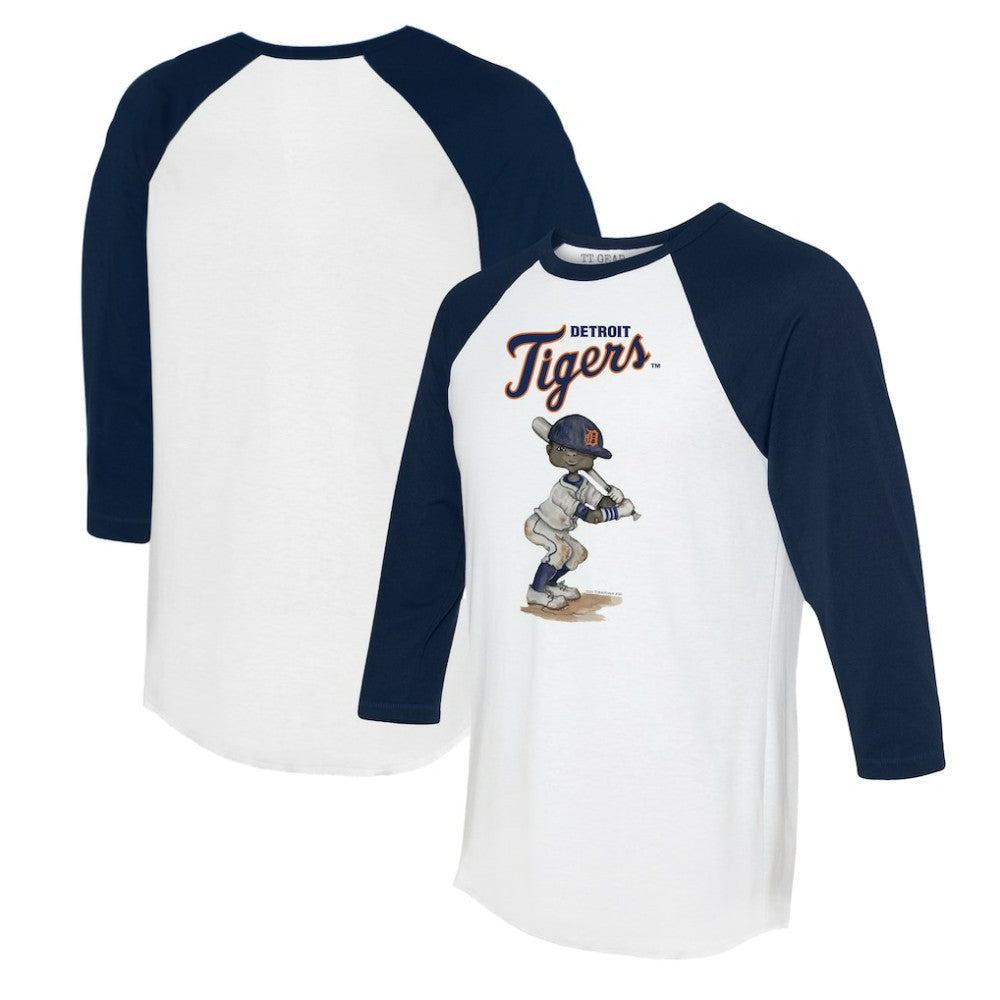 Detroit Tigers Tiny Turnip Women's James 3/4-Sleeve Raglan T-Shirt - MLB