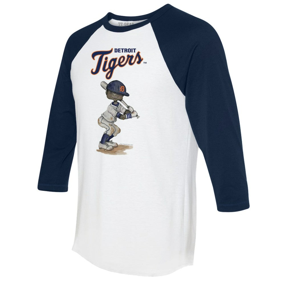 Detroit Tigers Tiny Turnip Women's James 3/4-Sleeve Raglan T-Shirt - MLB
